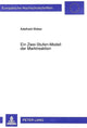 Book cover of: Ein Zwei-Stufen-Modell der Marktreaktion