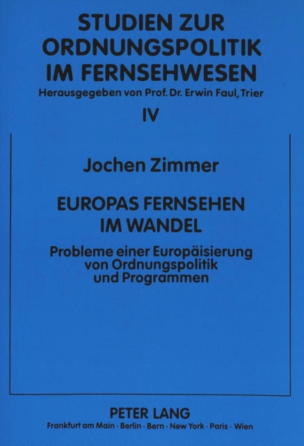 Book cover of: Europas Fernsehen im Wandel