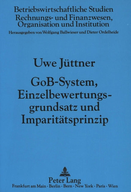 Book cover of: Gob-System, Einzelbewertungsgrundsatz Und Imparitaetsprinzip