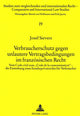 Book cover of: Verbraucherschutz gegen unlautere Vertragsbedingungen im franzoesischen Recht