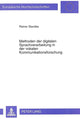 Book cover of: Methoden der digitalen Sprachverarbeitung in der vokalen Kommunikationsforschung
