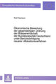 Book cover of: Oekonomische Bewertung der gegenwaertigen Ordnung der Wasserwirtschaft der Bundesrepublik Deutschland unter Beruecksichtigung neuerer Allokationsverfahren