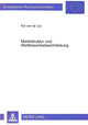 Book cover of: Marktstruktur und Wettbewerbsbeschraenkung
