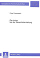 Book cover of: Der Irrtum bei der Steuerhinterziehung