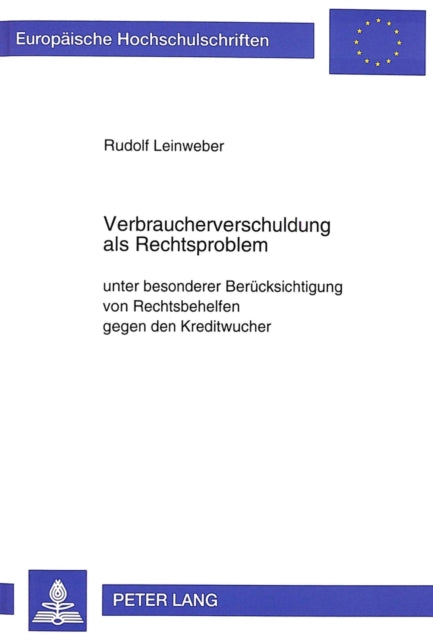 Book cover of: Verbraucherverschuldung als Rechtsproblem