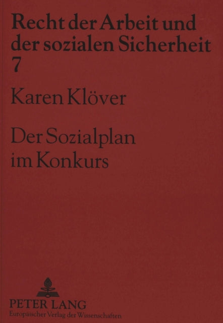 Book cover of: Der Sozialplan Im Konkurs