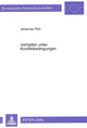 Book cover of: Verhalten unter Konfliktbedingungen