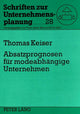 Book cover of: Absatzprognosen Fuer Modeabhaengige Unternehmen