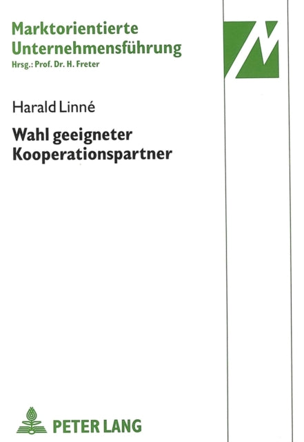 Book cover of: Wahl geeigneter Kooperationspartner