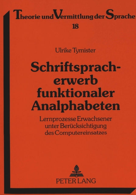 Book cover of: Schriftspracherwerb funktionaler Analphabeten
