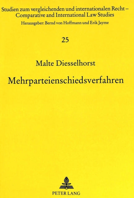 Book cover of: Mehrparteienschiedsverfahren