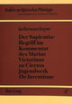 Book cover of: Der Sapientia-Begriff im Kommentar des Marius Victorinus zu Ciceros Jugendwerk «De Inventione»