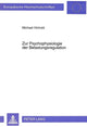 Book cover of: Zur Psychophysiologie der Belastungsregulation