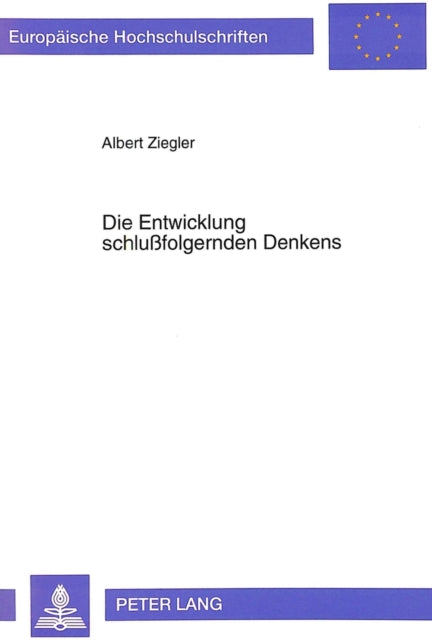 Book cover of: Die Entwicklung schlufolgernden Denkens