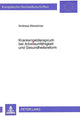 Book cover of: Krankengeldanspruch bei Arbeitsunfaehigkeit und Gesundheitsreform