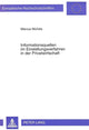 Book cover of: Informationsquellen im Einstellungsverfahren in der Privatwirtschaft