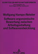 Book cover of: Software-ergonomische Bewertung zwischen Arbeitsgestaltung und Softwareentwicklung
