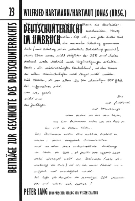 Book cover of: Deutschunterricht im Umbruch. By: Joachim S. Hohmann