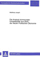Book cover of: Die Analyse kommunaler Umweltpolitik aus Sicht der Neuen Politischen Oekonomie