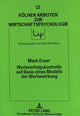 Book cover of: Werbeerfolgskontrolle auf Basis eines Modells der Werbewirkung