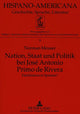 Book cover of: Nation, Staat Und Politik Bei Jose Antonio Primo de Rivera