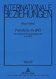 Book cover of: Peanuts Fuer Die Uno. By: Klaus Hüfner