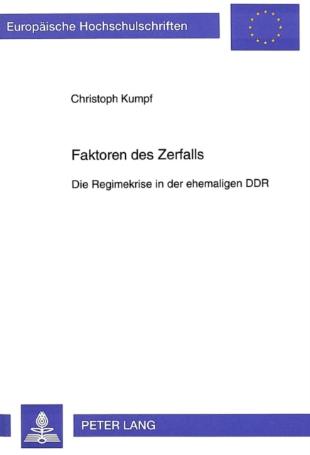 Book cover of: Faktoren des Zerfalls