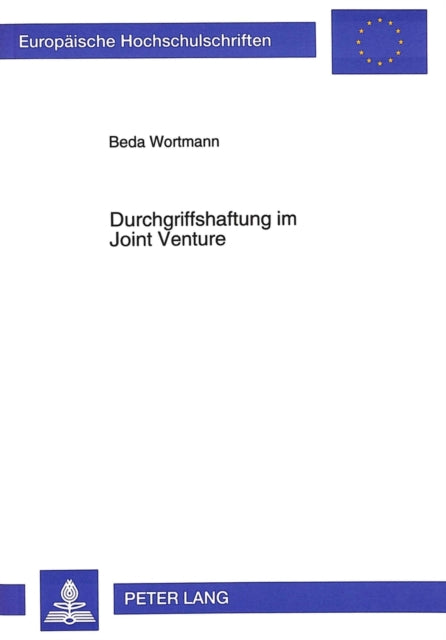 Book cover of: Durchgriffshaftung im Joint Venture
