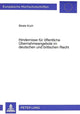 Book cover of: Hindernisse fuer oeffentliche Uebernahmeangebote im deutschen und britischen Recht