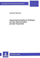 Book cover of: Gesamtwirtschaftliche Einfluesse auf das Sparverhalten privater Haushalte