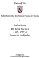 Book cover of: Dr. Ernst Biesten (1884-1953)