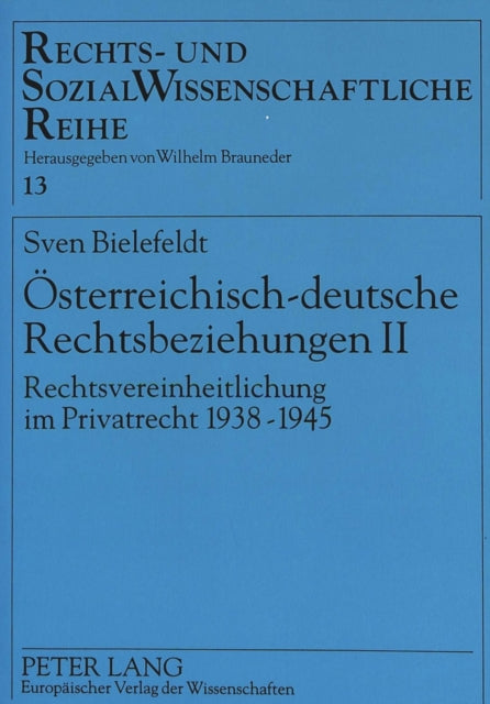 Book cover of: Oesterreichisch-deutsche Rechtsbeziehungen II