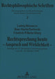 Book cover of: Rechtsprechung heute - Anspruch und Wirklichkeit -