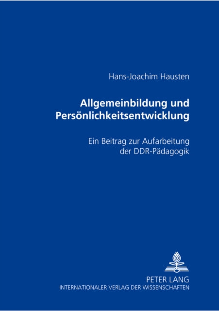 Book cover of: Allgemeinbildung Und Persoenlichkeitsentwicklung