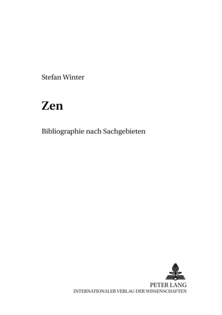 Book cover of: Zen. By: Stefan Winter