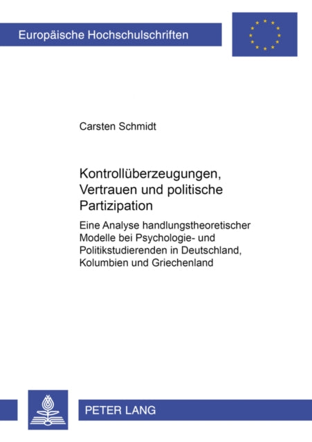 Book cover of: Kontrollueberzeugungen, Vertrauen Und Politische Partizipation
