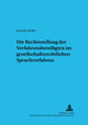 Book cover of: Die Rechtsstellung Der Verfahrensbeteiligten Im Gesellschaftsrechtlichen Spruchverfahren. By: Hendrik Mielke