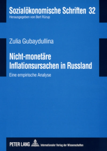 Book cover of: Nicht-Monetaere Inflationsursachen in Russland. By: Zulia Gubaydullina