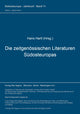 Book cover of: Die zeitgenoessischen Literaturen Suedosteuropas
