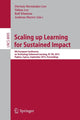 Book cover of: Scaling up Learning for Sustained Impact
