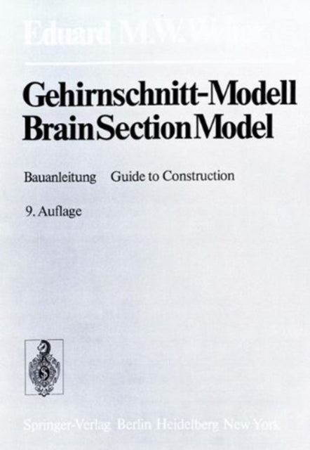 Book cover of: Gehirnschnitt-Modell / Brain Section Model