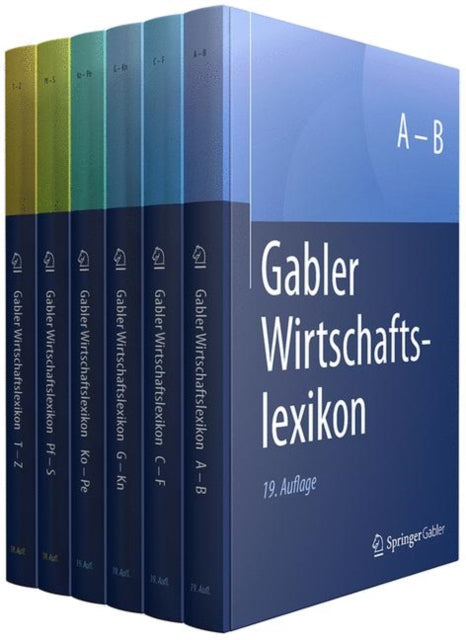 Book cover of: Gabler Wirtschaftslexikon. By: Springer Fachmedien Wiesbaden