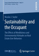 Book cover of: Sustainability and the Occupant. By: Nicolas J. Seyler