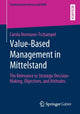 Book cover of: Value-Based Management in Mittelstand. By: Carola Normann-Tschampel