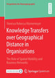 Book cover of: Knowledge Transfers over Geographical Distance in Organisations. By: Vanessa Rebecca Hünnemeyer