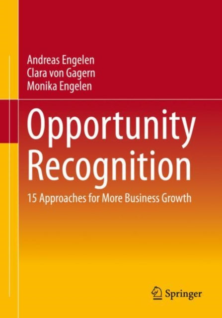 Book cover of: Opportunity Recognition. By: Andreas Engelen