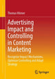Book cover of: Advertising Impact and Controlling in Content Marketing. By: Thomas Hörner
