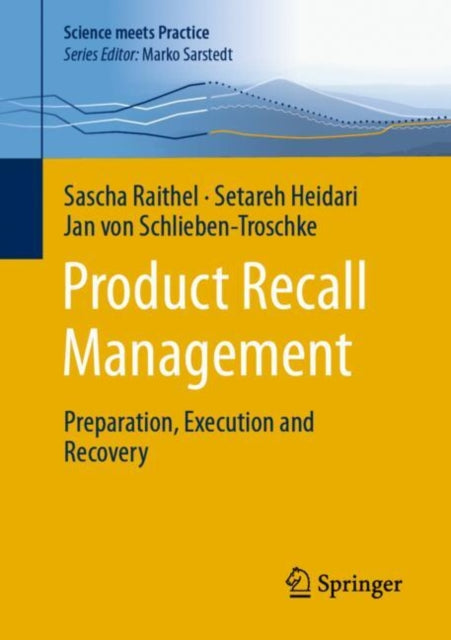 Book cover of: Product Recall Management. By: Sascha Raithel