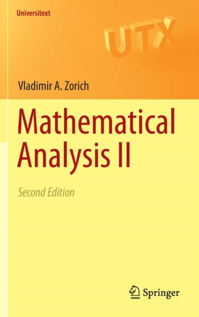 Book cover of: Mathematical Analysis II. By: V. A. Zorich