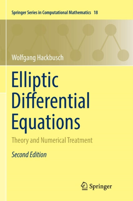 Book cover of: Elliptic Differential Equations. By: Wolfgang Hackbusch